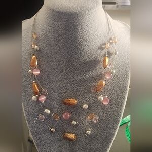 Elegant Multi-Color Beaded Necklace